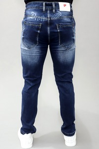 กางเกงยีนส์แฟชั่นสตรีทสไตล์สีพื้นสำหรับผู้ชาย ขายออนไลน์ รุ่นสปริง/ออทั่ม - Product Image 4