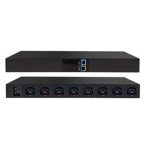 맞춤형 스마트 PDU 220-250V AC 10A C13 잠금 데이터 센터 및 서버 랙에 대한 SNMP IPv4/IPv6 총 모니터링 및 제어 - Product Image 1