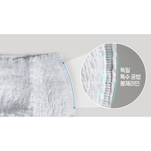 BODUME Serviette hygiénique jetable taille 68 120cm Moyenne 10 pièces Protection anti-fuite 3D Texture douce Haute absorption Tissu non tissé Quotidien - Product Image 2