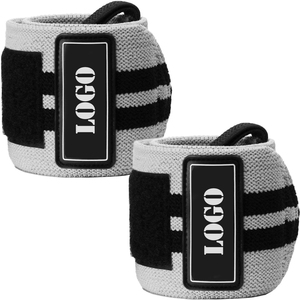 Prix de gros Bandages de poignet d'haltérophilie personnalisés de haute qualité Bandages de poignet d'haltérophilie pour entraînement de fitness - Product Image 5