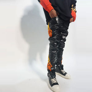 Pantalones de Cuero Vacuno para Hombre, Temporada de Invierno, Diseño Moderno, Pantalones de Cuero Suave, Servicio OEM, Precio Económico al por Mayor - Product Image 1