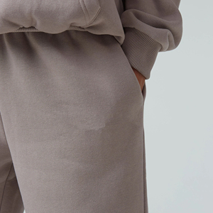 2025 dernières conceptions Collection d'hiver 100% coton femmes surdimensionné à capuche Streetwear survêtements vêtements de sport haute qualité OEM - Product Image 6