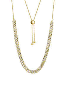 Nuevo Collar de Plata de Ley 925 Chapado en Oro con Diamantes Estilo Hip Hop para Hombre y Mujer, Venta al Por Mayor de Fábrica - Product Image 5