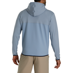 Haute qualité hommes sport décontracté fermeture éclair complète long pull avec poches Jogging piste gymnastique entraînement à capuche DDP expédition - Product Image 2