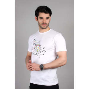 เสื้อยืดคอกลมทรงโอเวอร์ไซส์ VENDE ผ้าฝ้ายเจอร์ซีย์ 100% พิมพ์ลายด้วยวิธีซิลค์สกรีน - Product Image 3