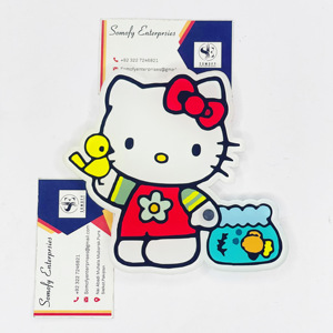 อุปกรณ์ต่อขนตาอะคริลิคแม่เหล็กคุณภาพสูง ปรับแต่งได้ ทำมือ ขายส่ง ดีไซน์เฮลโลคิตตี้รูปผีเสื้อ ยั่งยืน - Product Image 1