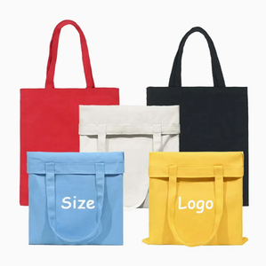 Bolso de Tela de Lona con Logotipo Personalizado, Bolso de Compras Impreso Comercial con Logotipo Personalizado, Bolso de Mano Reciclado para Mujer - Product Image 3