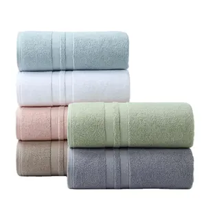 Toalha de banho 100% algodão fabricantes, conjunto de rosto de alta qualidade toalha de banho personalizada em algodão de todos os tamanhos