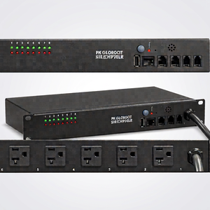 PDU แบบ Neutral Switched 115V 30A ช่องเสียบ NEMA 5-15/20R ช่องเสียบอินพุต L5-30P ควบคุมผ่านเว็บ SNMP พร้อมระบบตรวจสอบพลังงาน - Product Image 1