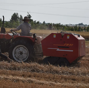 Grande mini presse à foin automatique ronde vente en gros de paille de foin balle de balle moteur de balle moteur boîte de vitesses pour usage agricole état neuf et utilisé - Product Image 3