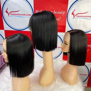 Venta al por mayor 100% Extensiones de cabello natural vietnamita Pelucas de cabello humano Pelucas de encaje frontal Pelucas de cabello sin procesar con cierre de encaje - Product Image 1