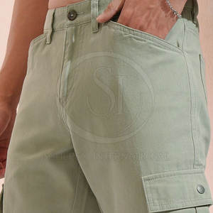 Pantalons cargo pour hommes de qualité supérieure, décontractés, respirants, 100% coton, vente en gros, prix bas - Product Image 5