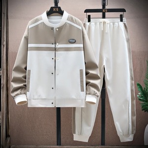 Conjunto de Invierno para Hombre, Uniforme de Béisbol Holgado a la Moda, Trajes Coreanos, Ropa Deportiva Informal de Calle, Chándal de Dos Piezas, 100% Algodón - Product Image 5