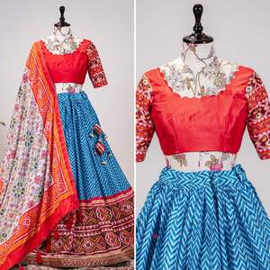 Lehenga Choli-Bordado de China de la mejor calidad, producto nuevo, fabricación Dupatta de la India, en venta - Product Image 1