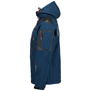 Venta al por mayor de poliéster cremallera personalizada Softshell chaqueta con capucha elegante Musthave alta calidad al aire libre agua y chaqueta a prueba de viento - Product Image 4