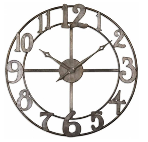 Chiffres romains décoration murale et salon promotionnel Antique nouveauté métal analogique horloge murale salle d'étude salle à manger utilisation - Product Image 2