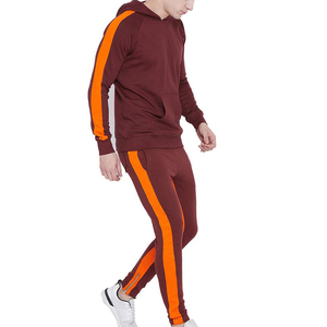 High Quality Men Training Tracksuit Custom Logo Cotton <b>Material</b> 2025 Fashion Gym Wear Custom Design Sportswear Tracksuits - Product Image 6