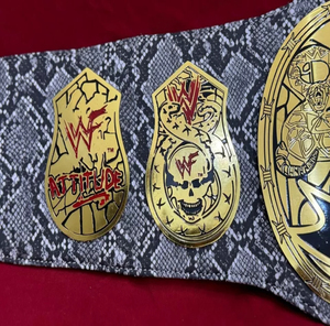 เข็มขัดหนังวัวน้ำหนักเบาและทนทานลายหัวกะโหลกสูบบุหรี่มวยปล้ำเย็นแบบแชมป์เข็มขัด - Product Image 4