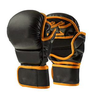 Gants de grappling en cuir PU pour MMA, absorbant les chocs, anti-humidité, antidérapants, avec fermeture personnalisable, couleur au choix, haute qualité - Product Image 5