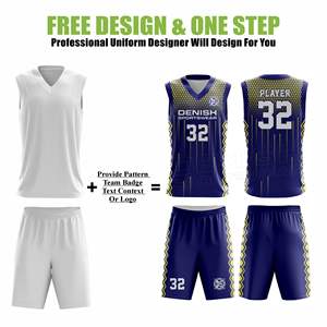 Ensembles de vêtements de sport d'été personnalisés pour hommes Uniformes de basket-ball réversibles respirants à séchage rapide-Maillots et shorts imprimés - Product Image 2