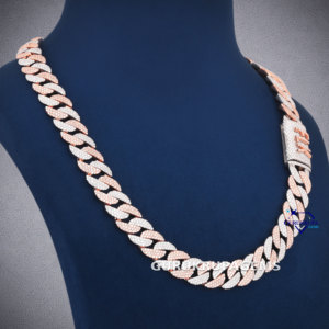 สร้อยข้อเท้าสไตล์ฮิปฮอปคุณภาพดี925เงินแท้ห่วงโซ่สไตล์คิวบาแบบกำหนดเองขายส่ง - Product Image 2