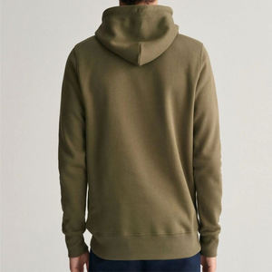 Sudadera de Hombre al por Mayor, Estilo Urbano, Bordada con Cuentas, Logotipo Liso, 100% Algodón, Felpa, Corte Regular, Unisex, Sudadera con Capucha - Product Image 5