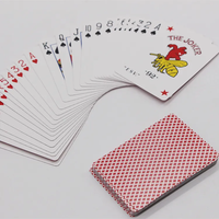 Jeu de cartes de poker Spider Solitaire 54 Deck Standard avec impression de logo personnalisé et personnalisé en boîte de 12 cartes à jouer en papier