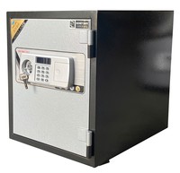 Caja fuerte digital electrónica Money Safe MNS-52E es duradera, resistente al fuego, impermeable, se monta en la pared, se utiliza en casa, oficina y hotel.