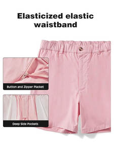 Bermuda chino personnalisé de haute qualité, écologique et uni, vêtements de rue d'été pour hommes - Product Image 2