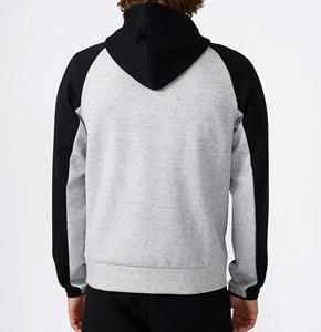 Sudadera con Capucha Personalizada con Logotipo, Cierre Líquido, Felpa Ecológica, Impermeable, para Otoño e Invierno, Color Sólido, Manga Regular, Corte Regular - Product Image 3