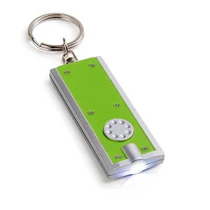 Portachiavi LED Personalizzato Volma, Gadget Personalizzabile per Moschettoni e Promozioni - Product Image 1