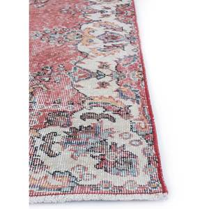 Tapis en laine noué à la main de grande taille, motif médaillon rouge et orange, pour salon, couloir rectangulaire - Pae-2287 - Product Image 4