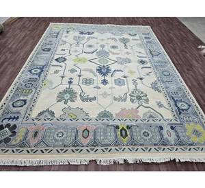 Ensemble de tapis d'intérieur en laine noués à la main, aspect traditionnel, luxe, multicolores, tapis artisanal à poils coupés, design moderne, tapis à poils coupés pour chambre à coucher - Product Image 3