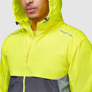 Nuevo Conjunto Deportivo con Capucha de Talla Grande para Hombre, Ropa Deportiva para Correr, 100% Poliéster, Color Verde Loro, Chaquetas para Correr - Product Image 4
