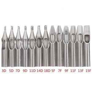 ชุดปลายเข็มสักสเตนเลสสตีลดีไซน์แตกต่างกันชุดปลายหัวฉีดสักอุปกรณ์สักลายถาวรโดย hexa Care - Product Image 5