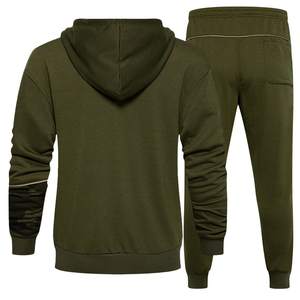 LOGO Personalizado Hombres Jogger Conjuntos Trajes de sudor Ropa deportiva para los conjuntos de los hombres/personalizado Gimnasio Cómodo Unisex 2 Piezas Conjunto Chándales - Product Image 3