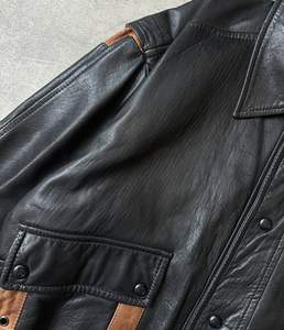 Nouvelles vestes en cuir PU vintage de haute qualité pour hommes, tendance, universitaires, personnalisées, populaires, pour l'extérieur - Product Image 3