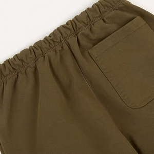 Pantalon de jogging homme vert olive tendance 2026 – Coupe décontractée, taille élastique, style streetwear, ample, en coton, type cargo - Product Image 5