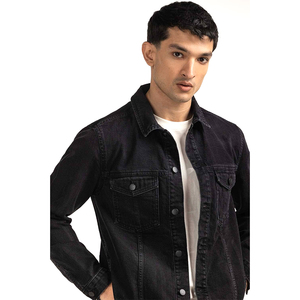 ¡Novedad de 2024! Chaqueta vaquera lavada informal de alta calidad para hombre, hecha en Pakistán, precio para invierno - Product Image 1