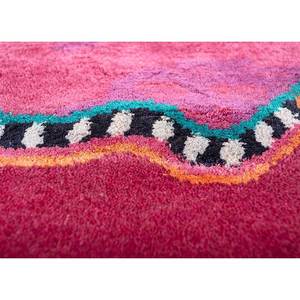 Alfombra Majnun Rosa y Morada, Tejida a Mano con Lana y Seda, Diseño Abstracto, para Hogar, Pasillo y Sala de Estar - Alfombras Jaipur ZA - Product Image 3