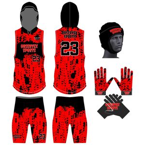 Uniforme de Entrenamiento de Fútbol Americano 7v7 |   Conjunto Deportivo Transpirable de Compresión Sublimada para Adultos - Product Image 2