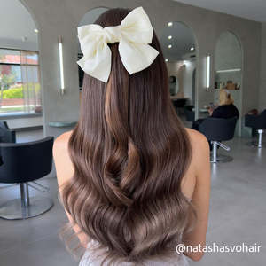 คลิปต่อผมแบบหนีบ 26 นิ้ว สีน้ำตาลเทา # ผมแท้เรมี่ เกรด 8a - Product Image 6