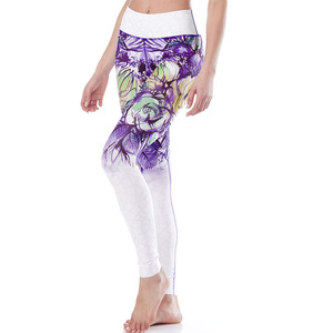 2025 Fitness usa mallas sublimadas de gimnasio de Fitness personalizadas para damas de cintura alta mallas hechas a medida para mujeres - Product Image 1