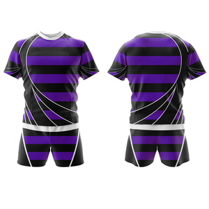 Los Mejores Conjuntos de Uniformes de Rugby Transpirables al por Mayor: Ecológicos, Anti-UV, de Secado Rápido, Colores y Logotipos Personalizables, MOQ Bajo - Product Image 3