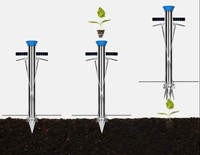 Fabricants vendant trois planteuses ouvertes en acier inoxydable planteuse de semis de légumes