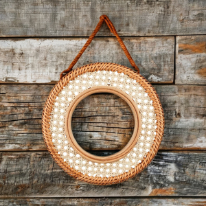 ผู้ขายที่ดีที่สุด! Tienphong กระจกสาน2025สำหรับตกแต่งห้องนั่งเล่นกระจกแขวนสไตล์วินเทจตกแต่งผนัง - Product Image 5