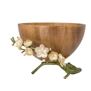 Fabulous Tulip Design Decorative Serving <b>Bowl</b> Polished Eco-Friendly Salad and <b>Snacks</b> <b>Bowl</b> for Home Dinner Parties Or Events - Product Image 4