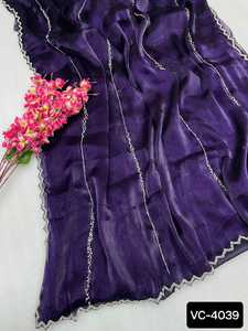 Vêtement traditionnel indien Saree en soie lourde BanarasiSilk avec bordure de travail tissée Saree en soie de qualité supérieure pour un look traditionnel indien - Product Image 3