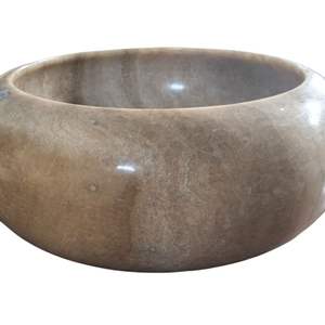 Lavabo de Porcelana Nuevo de Alta Calidad II, Hecho a Mano, Translúcido, Ecológico, Redondo, Diseño Moderno para Baño - Product Image 2