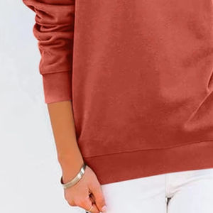 Casual Surdimensionné Gaufrage Doux Épais Sweat Solide À Manches Longues Tops Lâches Pull Femme Automne Hiver Femmes Hoodies Tricoté - Product Image 3